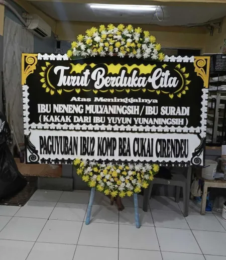Papan Bunga Duka Bantarsari Cijambe